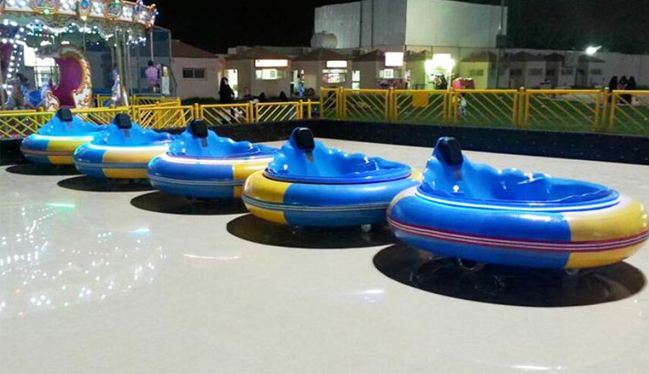 Kiddie bumper cars for funfair