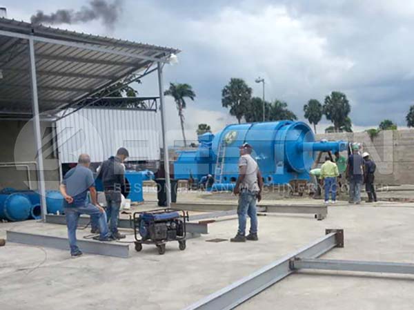 Waste Plastic Pyrolysis Plant in Dominica