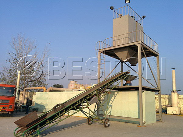 continuous plastic pyrolysis plant