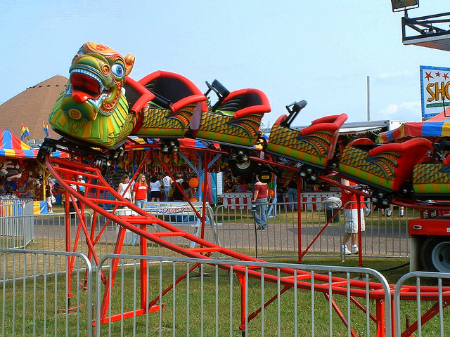 funfair mini roller coaster for kids
