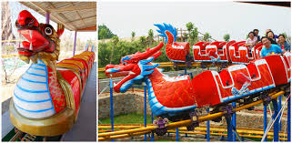 kids dragon-themed roller coaster