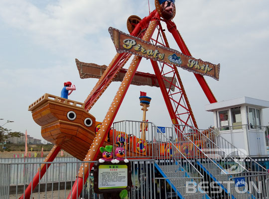 amusement park pirate ship ride