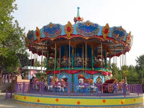 double decker carousel ride