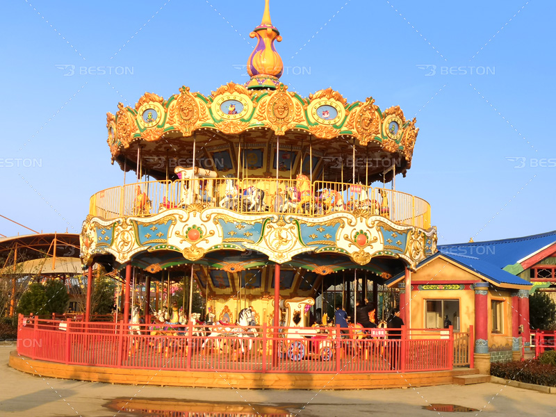 high-quality double decker carousel rides prices
